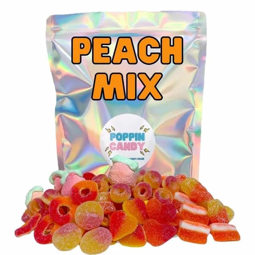 Amazon | ポッピンキャンディ ピーチ ミックス 180g